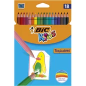 Kredki, ołówki, pastele i pisaki - BIC Kredki ołówkowe 18kol Tropicolor BP5023 - miniaturka - grafika 1