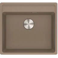 Zlewozmywaki - Franke Zlewozmywak fragranitowy Maris MRG 610-52 TL Cappuccino 114.0661.766 114.0661.766 - miniaturka - grafika 1