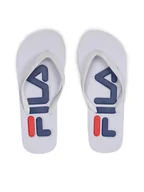 Klapki i japonki damskie - Fila Japonki Troy Slipper Wmn FFW0005.10004 Biały - miniaturka - grafika 1