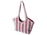 Torebki damskie - Torba Shopper Na Ramię Torebka Damska Listonoszka Miejska, Różowy - miniaturka - grafika 1