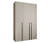 Szafy - Szafa trzydrzwiowa Como 3 150 gł.50 kaszmir+czarny - miniaturka - grafika 1