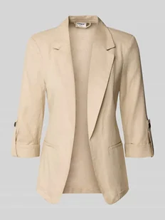 Żakiet o luźnym kroju z mieszanki wiskozy i lnu model ‘CARO’ - Marynarki i żakiety damskie - miniaturka - grafika 1