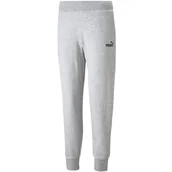 Spodnie damskie - Spodnie Damskie Puma Ess Sweatpants Fl Szare 586839 04-S - miniaturka - grafika 1