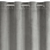 Zasłony - Eurofirany Zasłona welwetowa Fargo 140x250 Popiel ex-zas-fargo-sre-140x250-przel - miniaturka - grafika 1