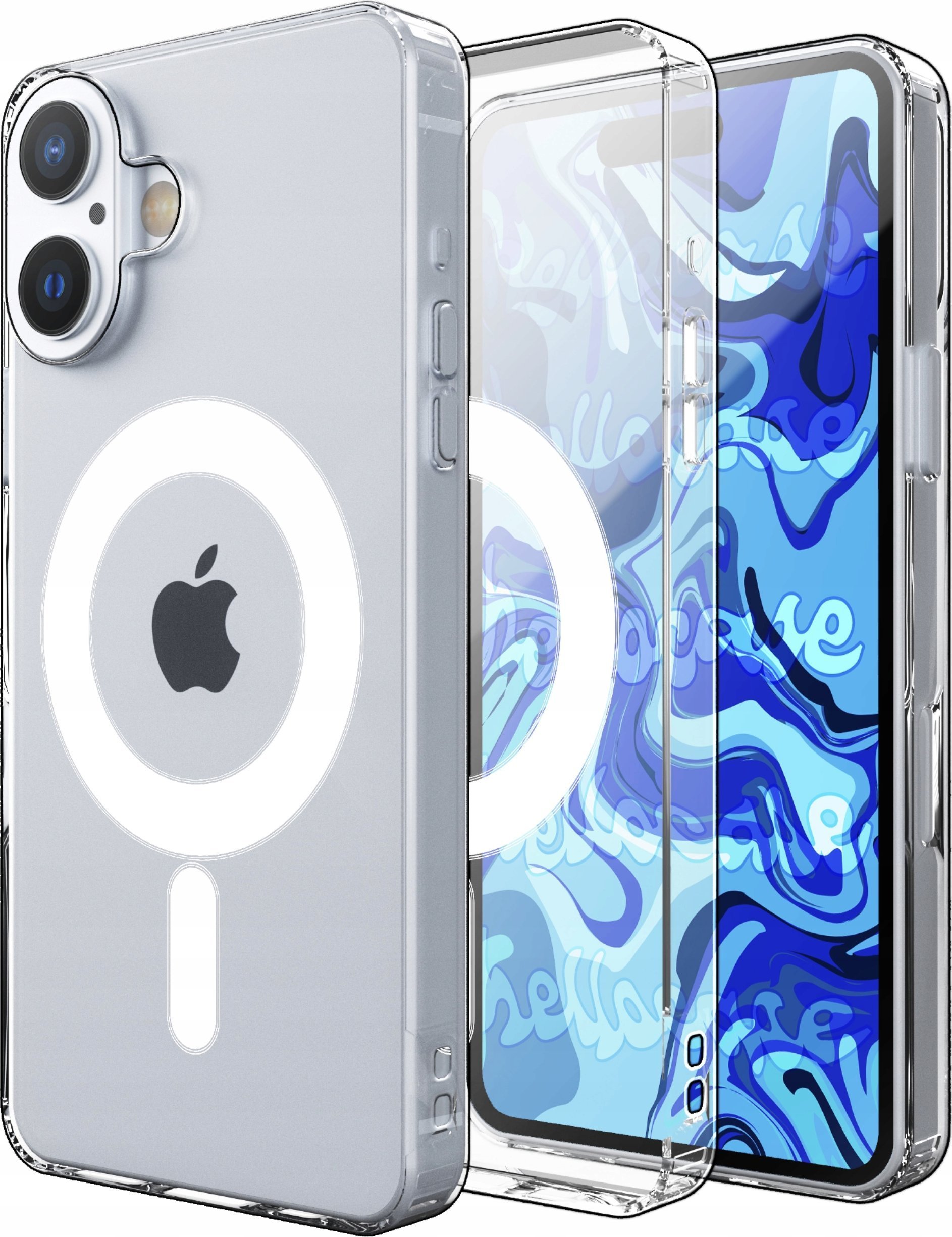 Hello Case ETUI MAGNETYCZNE MAG DO Apple iPhone 16 PRZEZROCZYSTE SAFE