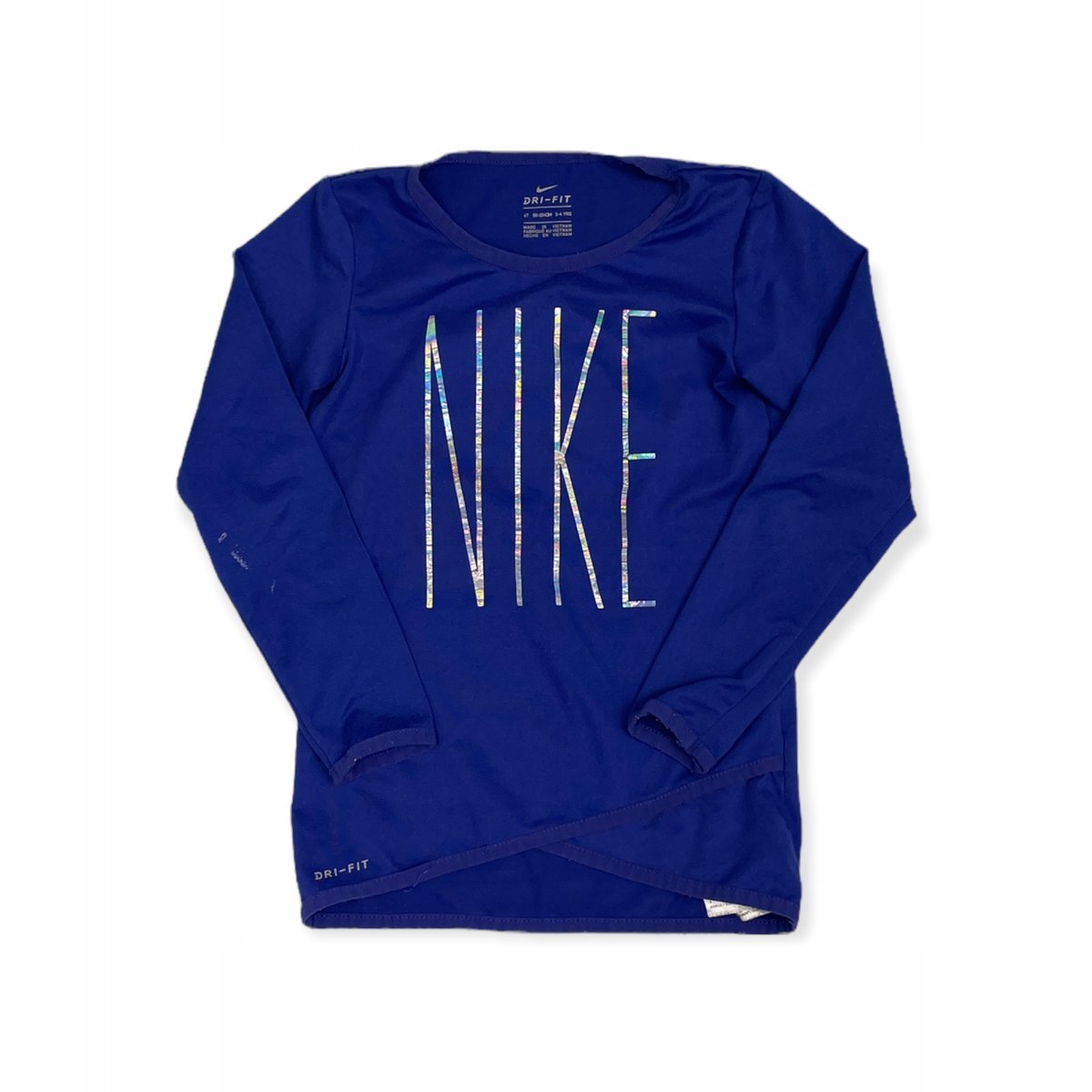 Koszulka bluzka dziewczęca rękaw NIKE 4 lat, 96 cm