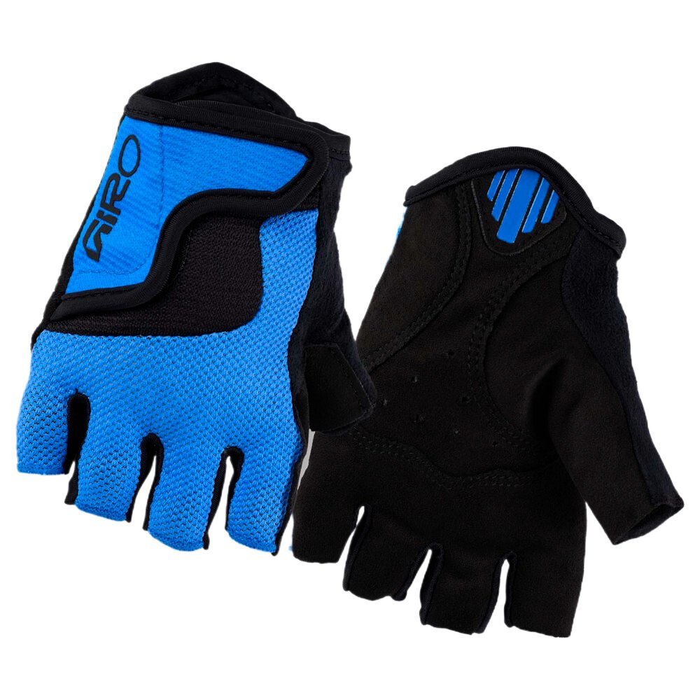 Dziecięce rękawice rowerowe Giro Bravo Jr Blue Jewel S