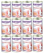 Mokra karma dla kotów - Kattovit Drink Niere/Renal kaczka 12x135ml puszka - miniaturka - grafika 1
