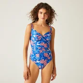 Stroje kąpielowe - Regatta Strój kąpielowy damski wyszczuplający Sakari Niebieski, Rozmiar: 34 - miniaturka - grafika 1