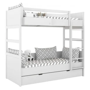 Łóżko piętrowe z pionową drabinką SIMONE S7D-PD - Łóżka dla dzieci i młodzieży - miniaturka - grafika 1