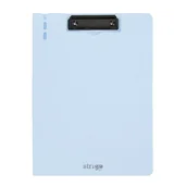 Deski z klipsem - Deska Strigo z górnym klipem A4 błękitna clipboard deska do pisania - miniaturka - grafika 1