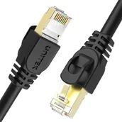 Kable miedziane - Unitek RJ45 Cat.7 SSTP 0,5 m C1808HBK - miniaturka - grafika 1