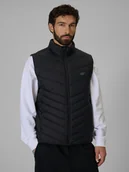 Kurtki męskie - 4F Bezrękawnik z wypełnieniem syntetycznym męski - czarny S - miniaturka - grafika 1