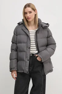 Pepe Jeans kurtka BIBI SHORT damska kolor szary zimowa PL402438 - Kurtki damskie - miniaturka - grafika 1