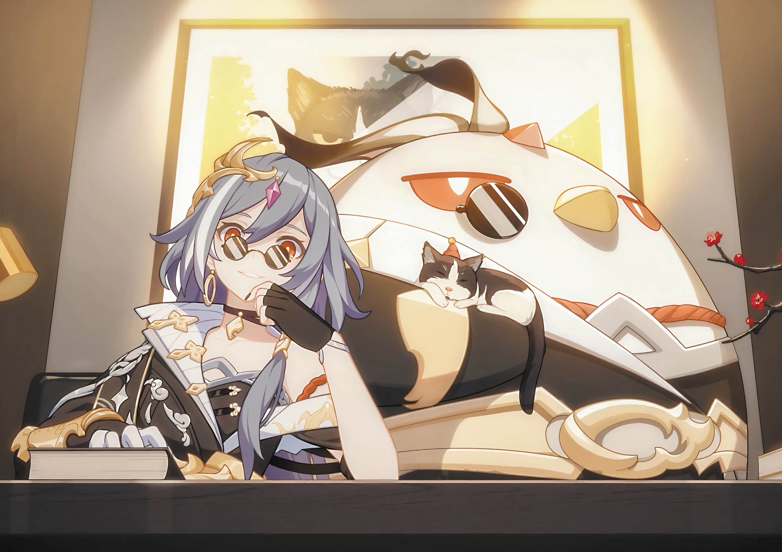 Plakat A3 Honkai Impact Anime Gra Fu Hua