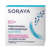 Kremy do twarzy - Soraya Hialuronowy Mikrozastrzyk Duo Forte 60+ 50 ml Krem na dzień i noc DARMOWA DOSTAWA DO KIOSKU RUCHU OD 24,99ZŁ - miniaturka - grafika 1