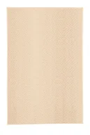 Dywaniki łazienkowe - Kleine Wolke Zigzag Supermiękki Dywanik łazienkowy Sandbeige Beżowy 70x120 cm - miniaturka - grafika 1