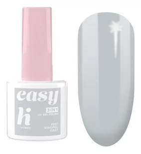 Hi Hybrid Hi Hybrid Lakier hybrydowy Easy 3w1 nr 607 Mindful Gray 5ml 134204 - Lakiery hybrydowe - miniaturka - grafika 1