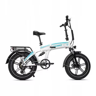 Jobobike, Rower Elektryczny, EDDY 48V,  20", Biały - Rowery elektryczne - miniaturka - grafika 1