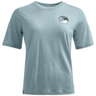 Koszulki sportowe damskie - Koszulka damska Ortovox 140 Cool Round Landscape T-shirt Rozmiar: S / Kolor: szary - miniaturka - grafika 1