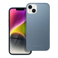 Etui i futerały do telefonów - Roar Futerał Matte Glass Case do iPhone 14 Plus niebieski - miniaturka - grafika 1