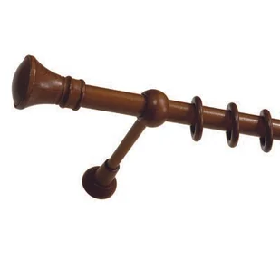 Karnisz pojedynczy HELIOS Ø25, 160 cm dąb - Karnisze - miniaturka - grafika 1