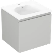 Szafki łazienkowe - Mexen Orio szafka łazienkowa 50 cm z umywalką Vela, 1 szuflada, szara mat/biała mat - 91A10-05047-1-BF62-W23M01 - miniaturka - grafika 1