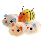 Zabawki dla kotów - Trixie Zabawki pluszowe ruchome 4089 - miniaturka - grafika 1