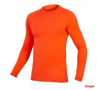 Bluzy na rower - Bielizna rowerowa Endura Baabaa Merino Wełniana Orange - grafika 1
