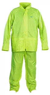 Spodnie męskie - Suit OX Tools OX Pro Full Body PVC Outdoor Rain dla kobiet/mężczyzn - Wodoodporny, lekki, wytrzymały, elastyczny, oddychający, z kapturem, żółty, 2XL OX-S249805 - grafika 1