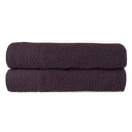 Ręczniki - Ręcznik Bawełniany Solano 30X50 Kolor Bakłażan - miniaturka - grafika 1
