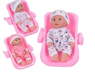 Manekiny wystawowe - CLEMENT CLEMENTINE - Lalka i jej fotelik - Zabawka dla dziecka - 079905 - Losowy kolor - Plastik - Lalka - Niemowlę - Manekin - 25 cm x 18 cm - Od 2 lat - miniaturka - grafika 1