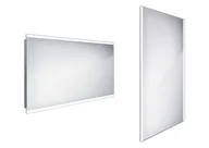 Lustra - Nimco Lustra - Lustro z oświetleniem LED, 120x70 cm, aluminium ZP 12006 - miniaturka - grafika 1