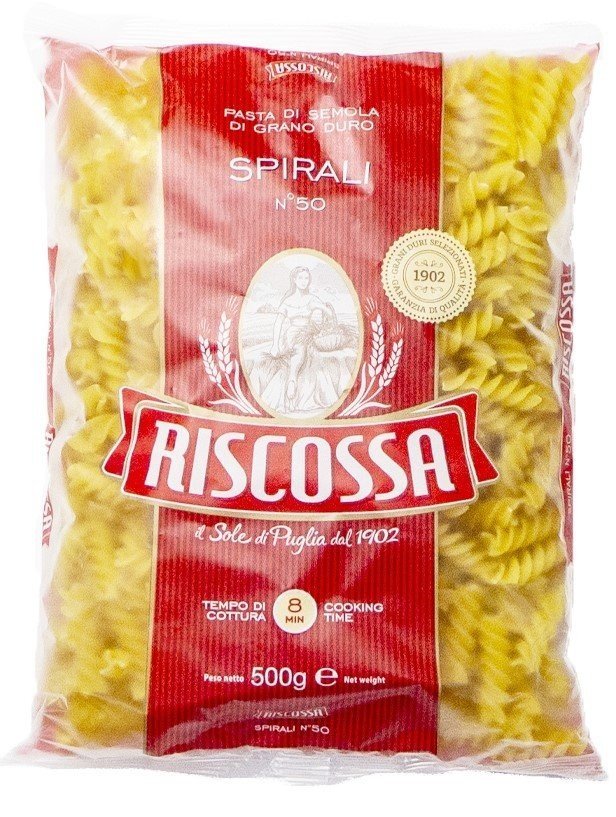 PASTIFICIO RISCOSSA Makaron Spirali świderki 500 g
