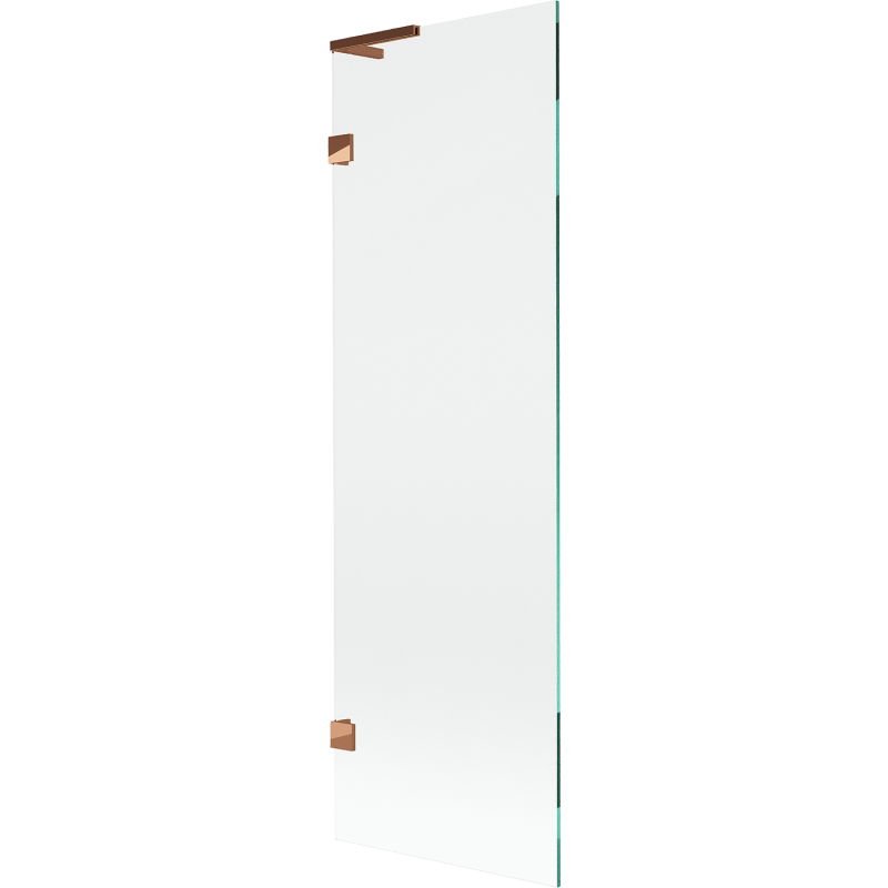 Mexen Lunar L parawan nawannowy 1-skrzydłowy 60 x 150 cm, transparent, różowe złoto - 897L-060-000-60-00