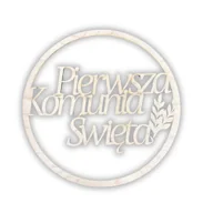 Zabawki kreatywne - Obręcz Drewniana baza Pierwsza Komunia Święta Obręcz 29cm - miniaturka - grafika 1
