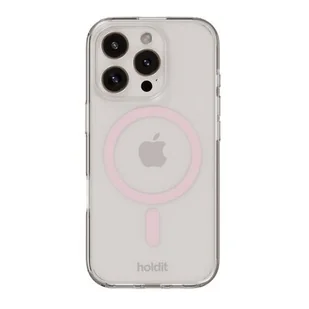 Holdit MagSafe Case iPhone 16 Pro Pink/Transparent - Etui i futerały do telefonów - miniaturka - grafika 1
