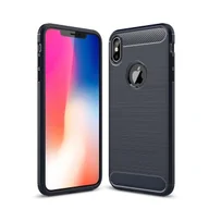 Etui i futerały do telefonów - Apple iPhone Etui na telefon komórkowy Etui TPU Etui ochronne Etui na telefon komórkowy Zderzak Carbon Optic, Kolor: Niebieski, Wybierz model: Apple iPhone 11 Pro Max - miniaturka - grafika 1