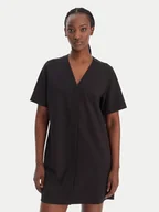 Sukienki - Calvin Klein Jeans Sukienka codzienna LV047E209G Czarny Regular Fit - miniaturka - grafika 1