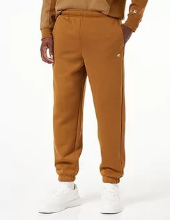Spodnie męskie - Champion Legacy Authentic Pants-C-Logo Powerblend Fleece elastyczny kombinezon spodnie męskie, Marrone Chiaro, XL - grafika 1