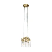 Lampy sufitowe - Brinley lampa wisząca mosiądz KL-BRINLEY3-BB Kichler - miniaturka - grafika 1