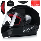 Kaski rowerowe - LS2 Rapid Single silnika kask rowerowy kask, xl, czarny błyszczący 103531012XL - miniaturka - grafika 1