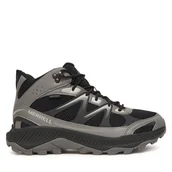 Buty trekkingowe męskie - Trekkingi Merrell Tempo Exp Mid Waterproof J038275 Szary - miniaturka - grafika 1
