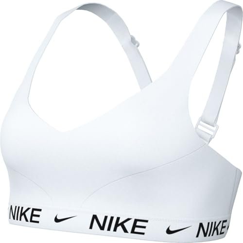 Nike Biustonosz sportowy W Nk Df Indy High Support Bra, White/Stone Mauve/Black, FD1068-101, XL