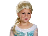 Dodatki do strojów karnawałowych - Peruka z warkoczem Elsa - 1 szt. - miniaturka - grafika 1