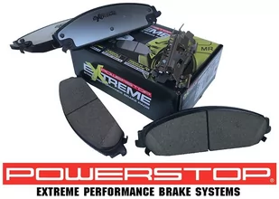Przednie klocki EXTREME Z26 + WIERCONE NACINANE tarcze hamulcowe 345mm POWERSTOP XL Dodge Challenger - Tarcze hamulcowe - miniaturka - grafika 4