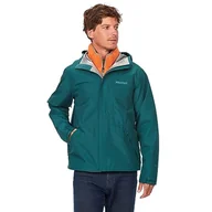 Płaszcze damskie - Marmot Meżczyzni Minimalist GORE-TEX Jacket, Wodoodporna kurtka GORE-TEX, wodoodporny płaszcz przeciwdeszczowy, oddychająca wiatrówka hardshell jako kurtka przejściowa, Dark Jungle, S - miniaturka - grafika 1