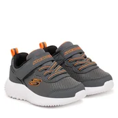 Buty dla chłopców - Sneakersy Skechers Bounder - Techrox 403906N/CHAR Szary - miniaturka - grafika 1