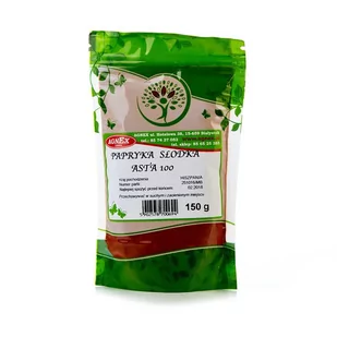 Agnex Papryka słodka mielona Asta 150g - Przyprawy i zioła sypkie - miniaturka - grafika 1