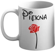 Gadżety dla niej i dla niego - Kubek na Walentynki Piękna - miniaturka - grafika 1